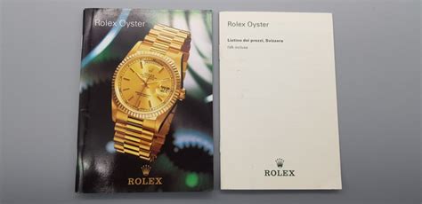 foto catalogo rolex anno 1989|Full Catalogue .